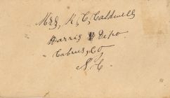 Envelope Addressed to Mrs. Robert C. Caldwell